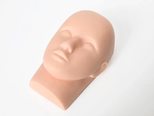 Alternative view of CABEZA PARA PRACTICA DE EXTENSION DE PESTAÑAS - SILICONA