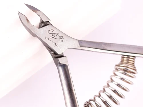 Alternative view of ALICATE CORTA CUTICULAS- CITY GIRL - CON RESORTE - PLATEADO - 5mm