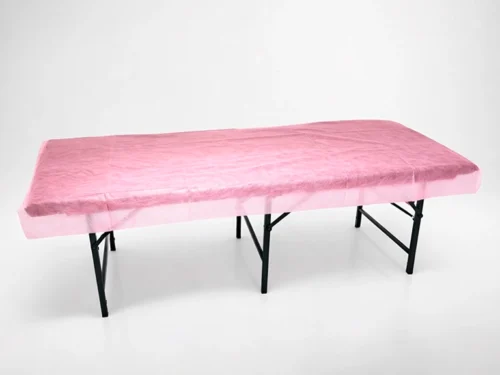 Alternative view of CUBRECAMILLA DESCARTABLE - SIN ELÁSTICO ROSA - 180x80cm