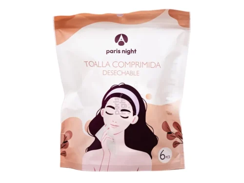 TOALLAS COMPRIMIDAS DESECHABLES -PARIS NIGHT -X6