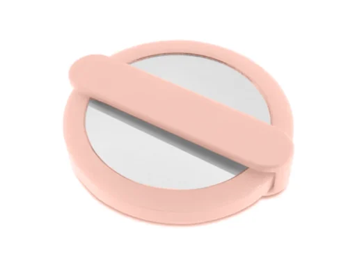 Alternative view of ESPEJO PLEGABLE CON LUZ LED PORTATIL USB - ROSA
