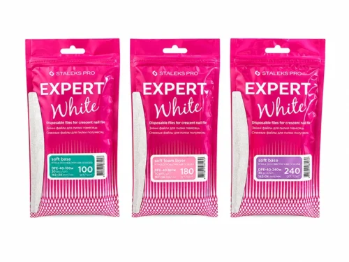 KIT ABRASIVO REEMPLAZABLE LIMA WHITE - STALEKS PRO - EXPERT 40