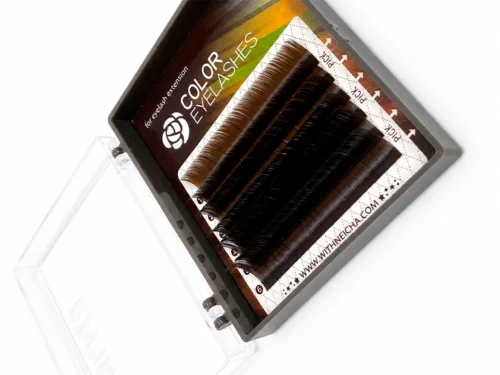Alternative view of EXTENSIÓN DE PESTAÑAS NEICHA MINI MARRÓN OSCURO - CURL C - GROSOR 0.07 - MIX 9, 11, 13mm