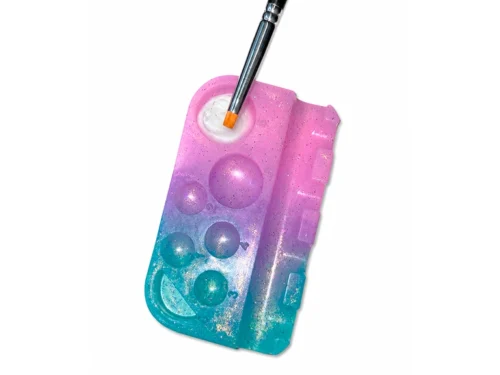 PALETA ORGANIZADORA DE LIFTING - SILICONA - CELESTE/VIOLETA/ROSA