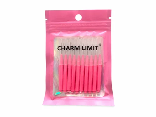 MICROCEPILLO PARA LAMINADO - ROSA - 10 unidades