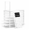 CAJA ACRILICA PARA SOPORTE DE PESTAÑAS - PLÁSTICA 5 BANDEJAS - Imagen 2