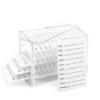 CAJA ACRILICA PARA SOPORTE DE PESTAÑAS - PLÁSTICA 5 BANDEJAS - Imagen 5