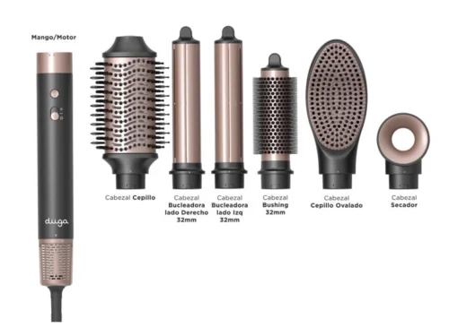 CEPILLO SECADOR - DUGA -IONIC DRYER BRUSH KIT X6 CABEZALES- D3150-