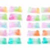 MOLDES (BIGUDIES) ANATOMICOS SMILE MULTICOLOR CON GLITTER - EN LATA - Imagen 3