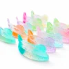 MOLDES (BIGUDIES) ANATOMICOS SMILE MULTICOLOR CON GLITTER - EN LATA - Imagen 2