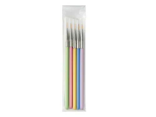 Alternative view of SET DE PINCELES LINER - PUNTA FINA - NAIL ART UÑAS -x5
