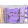 CAJA ORGANIZADORA CON ESENCIALES PARA UÑAS - CITY GIRL - - Imagen 2